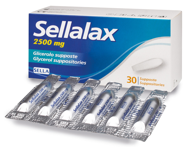 SELLALAX 2500MG SUPPOSTE GLICEROLO 30 PEZZI - dottorbianchi.it