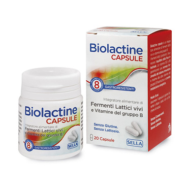 BIOLACTINE FERMENTI + VITAMINE 20 CAPSULE - dottorbianchi.it