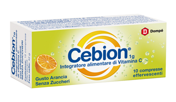 CEBION EFFERVESCENTE VIT C SENZA ZUCCHERO 10 COMPRESSE - dottorbianchi.it