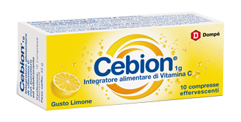 CEBION EFFERVESCENTE VITAMINA C LIMONE 10 COMPRESSE - dottorbianchi.it
