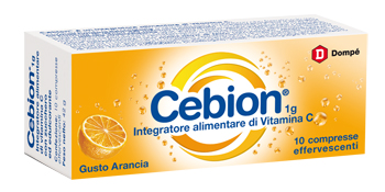 CEBION EFFERVESCENTI VITAMINA C ARANCIA 10 COMPRESSE - dottorbianchi.it