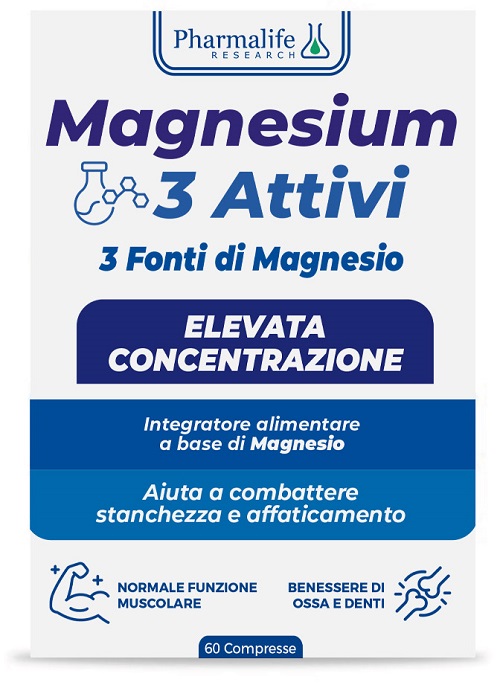 MAGNESIUM 3 ATTIVI 60 COMPRESSE - dottorbianchi.it