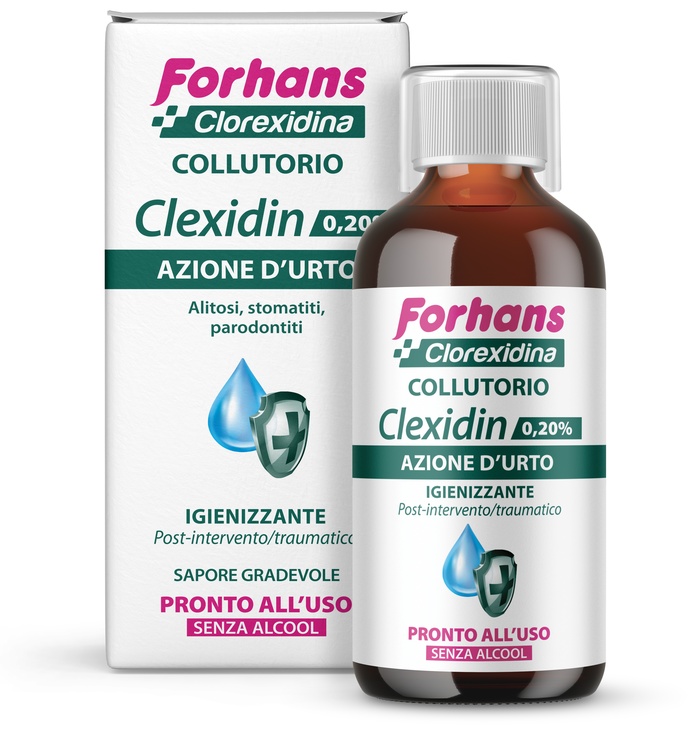 FORHANS CLEXIDIN 0,20 SENZA ALCOOL 200 ML - dottorbianchi.it