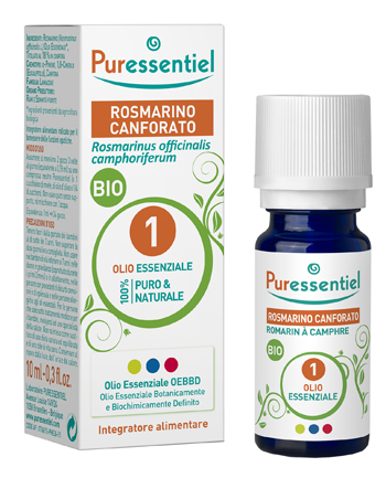 PURESSENTIEL ROSMARINO CANFORA OLIO ESSENZIALE BIO 10 ML - dottorbianchi.it