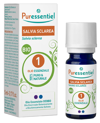 PURESSENTIEL SALVIA SCLAREA OLIO ESSENZIALE BIO 10 ML - dottorbianchi.it