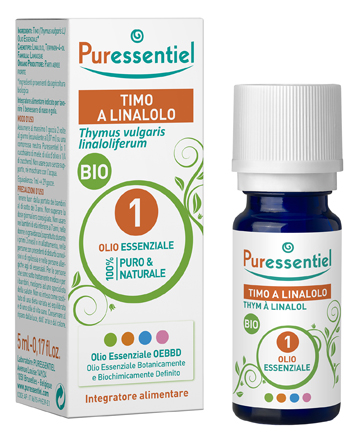 PURESSENTIEL TIMO A LINALOLO OLIO ESSENZIALE BIO 5 ML - dottorbianchi.it
