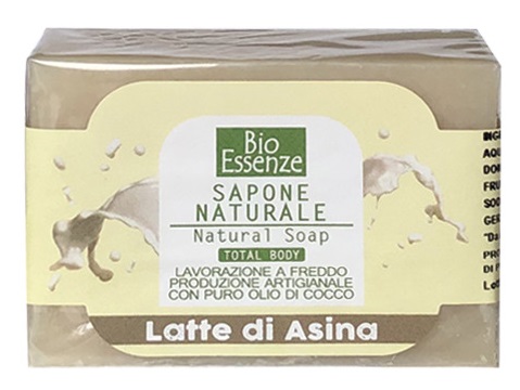 BIO ESSENZE SAPONE NATURALE LATTE DI ASINA 100 G - dottorbianchi.it