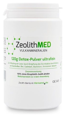 ZEOLITHMED MINERALI VULCANICI DETOX POLVERE ULTRAFINE 120 G - dottorbianchi.it