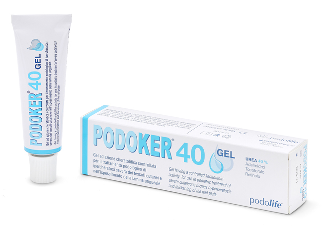 PODOKER 40 GEL AZIONE CHERATOLITICA TUBO DA 30 ML CON APPLICATORE - dottorbianchi.it