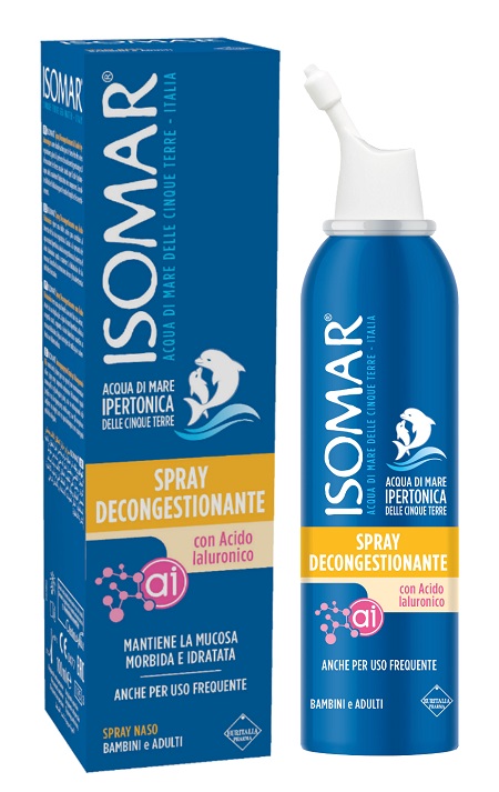ISOMAR SPRAY DECONGESTIONANTE ACIDO IALURONICO 100 ML - dottorbianchi.it