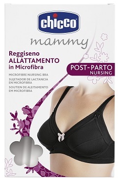 CHICCO MAMMY REGGISENO MICROFIBRA ALLATTAMENTO NERO 6C - dottorbianchi.it