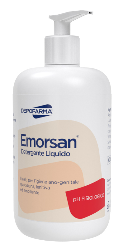 EMORSAN DETERGENTE LIQUIDO IGIENE ANO GENITALE PH FISIOLOGICO 500 ML - dottorbianchi.it