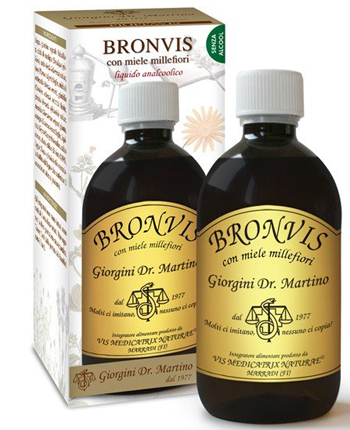 BRONVIS CON MIELE MILLEFIORI 500 ML - dottorbianchi.it