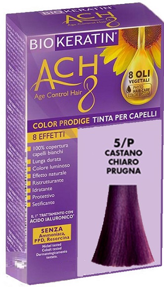 BIOKERATIN ACH8 COLOR PRODIGE 5/P CASTANO CHIARO PRUGNA - dottorbianchi.it