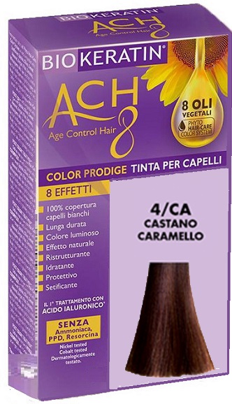BIOKERATIN ACH8 COLOR PRODIGE 4/CA CASTANO CARAMELLO - dottorbianchi.it