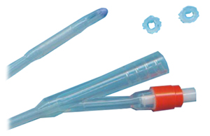CATETERE FOLEY IN SILICONE CON SCANALATURE LONGITUDINALI CH12 - dottorbianchi.it