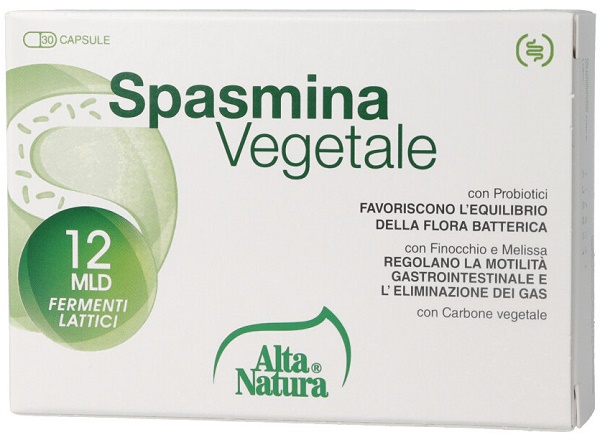 SPASMINA VEGETALE 30 OPERCOLI 500 MG - dottorbianchi.it