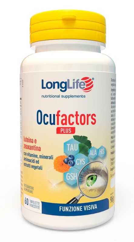 LONGLIFE OCUFACTORS PLUS 60 TAVOLETTE - dottorbianchi.it