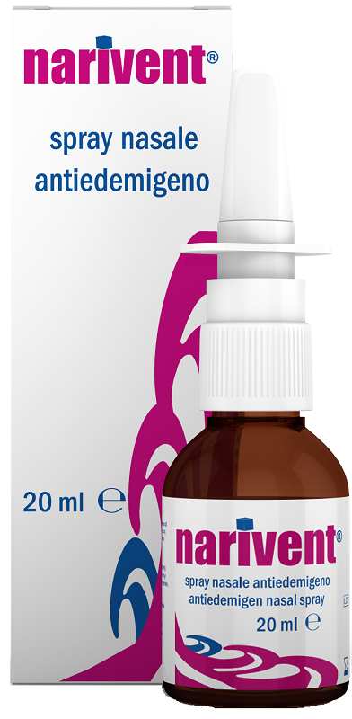 SPRAY NASALE ANTIEDEMIGENO NARIVENT FLACONE 20 ML - dottorbianchi.it
