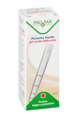 PROVETTA STERILE PER ANALISI DELLE URINE 10 ML PROFAR - dottorbianchi.it