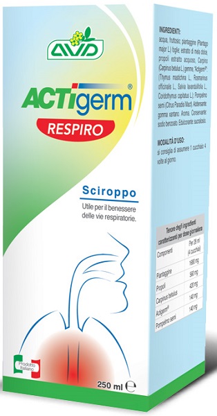 ACTIGERM RESPIRO SCIROPPO 250 ML - dottorbianchi.it