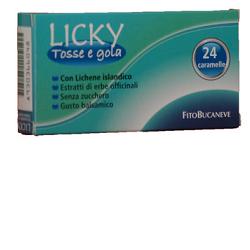LICKY CARAMELLE ADULTI PER TOSSE E GOLA SENZA ZUCCHERO 70 G - dottorbianchi.it