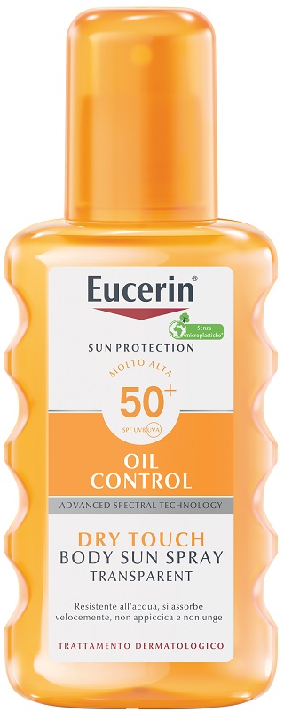 EUCERIN SUN SPRAY TRANSPARENT SPF50 200 ML - dottorbianchi.it