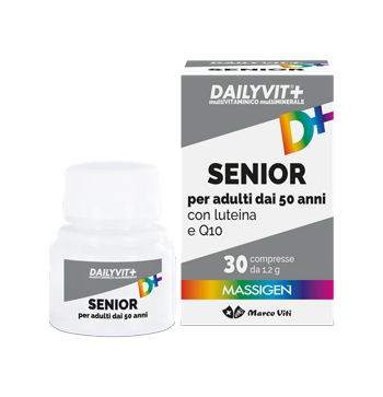 DAILYVIT+ SENIOR MULTIVITAMINICO E MULTIMINERALE 30 COMPRESSE - dottorbianchi.it