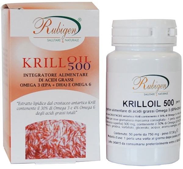 RUBIGEN KRILL OLIO OMEGA 3-6 50 PERLE - dottorbianchi.it