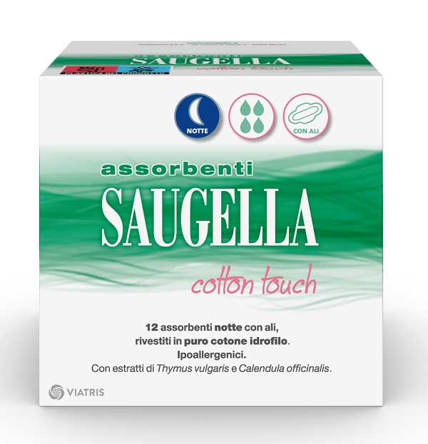 SAUGELLA COTTON TOUCH ASSORBENTI NOTTE 12 PEZZI TAGLIO PREZZO - dottorbianchi.it