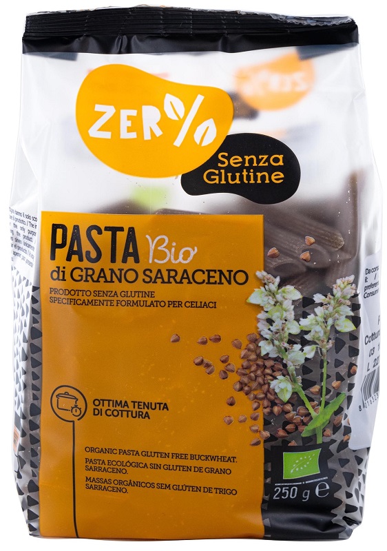 ZERO% GLUTINE PENNE GRANO SARACENO INTEGRALE 250 G - dottorbianchi.it