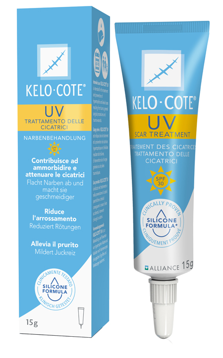 GEL CICATRICI KELO COTE UV SPF30 15 G - dottorbianchi.it