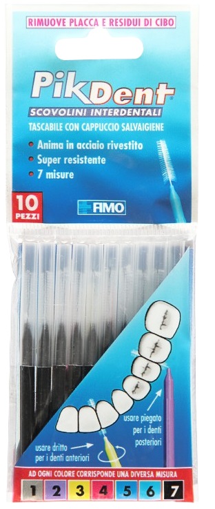 PIKDENT STUZZICOLINO 7 NE 10PZ - dottorbianchi.it