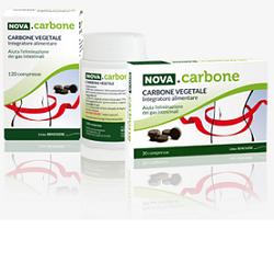 NOVA CARBONE VEGETALE 120 COMPRESSE - dottorbianchi.it