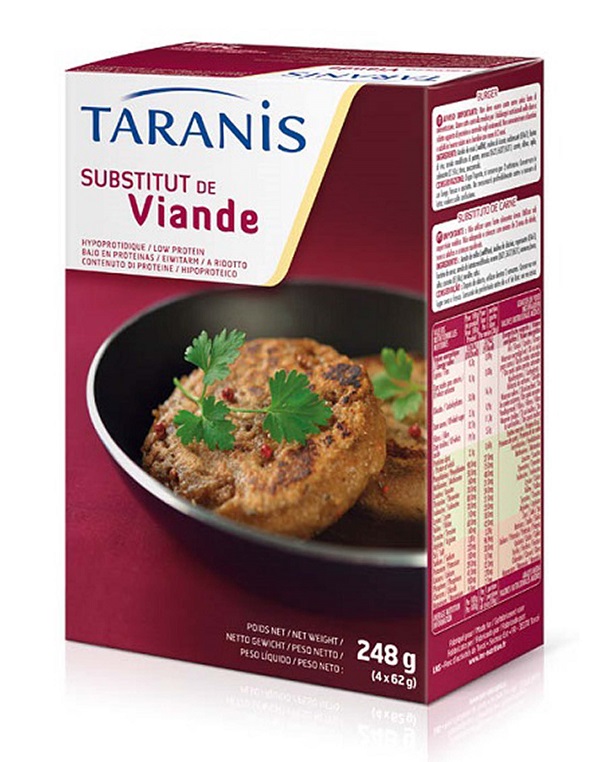 TARANIS BURGER SOSTITUTO CARNE 4 X 62 G - dottorbianchi.it