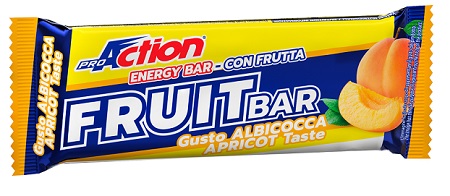 PROACTION FRUIT BAR BARRETTA ENERGETICA ALL'ALBICOCCA 40 G - dottorbianchi.it