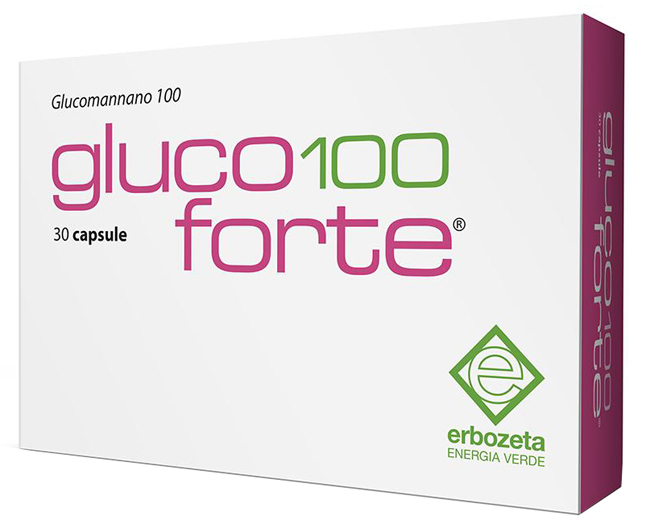 GLUCO 100 FORTE GLUCOMANNANO 100 30 CAPSULE DA 900 MG - dottorbianchi.it