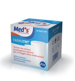 CEROTTO MEDS FARMATNT TESSUTO NON TESSUTO FIX IPOALLERGENICO ADESIVO 250X5CM - dottorbianchi.it