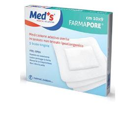 MEDS PORE MEDICAZIONE ADESIVA 10X30 CM 3 PEZZI - dottorbianchi.it