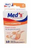 CEROTTO MEDS STRIPS TELA IPOALLERGENICO ELASTICIZZATO ASSORTITI 10 PEZZI - dottorbianchi.it