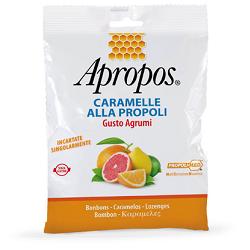 APROPOS CARAMELLE ALLA PROPOLI GUSTO AGRUMI 50 G - dottorbianchi.it