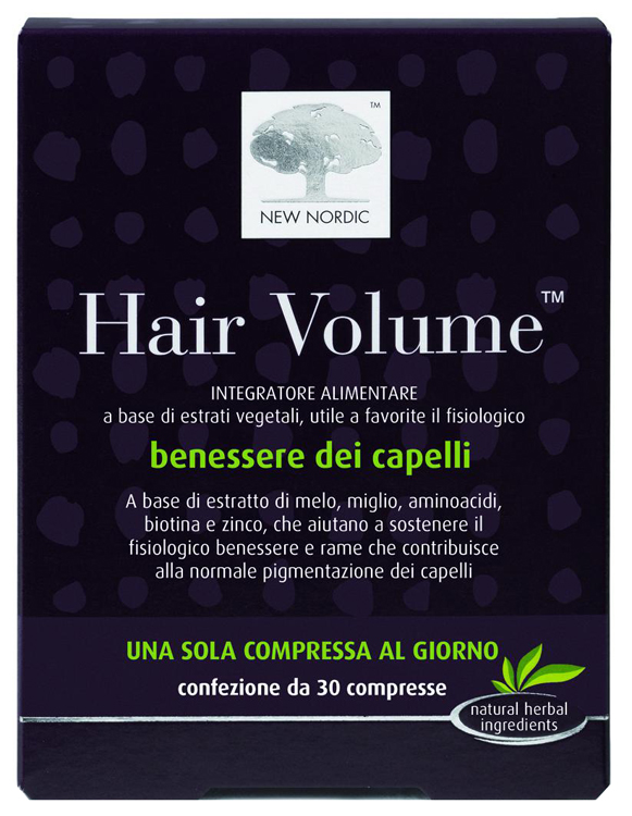 HAIR VOLUME INTEGRATORE ALIMENTARE BLISTER 30 COMPRESSE - dottorbianchi.it