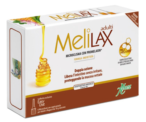 MELILAX ADULTI MICROCLISMI 6 PEZZI 10 G - dottorbianchi.it
