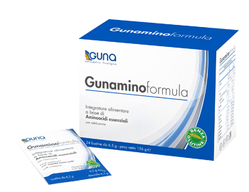 GUNAMINOFORMULA 24 BUSTINE 156 G - dottorbianchi.it