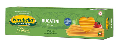 FARABELLA BUCATINI PASTA SENZA GLUTINE 250 G - dottorbianchi.it
