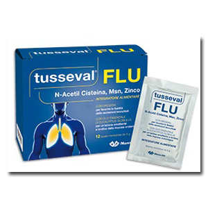 TUSSEVAL FLU 12 BUSTINE SOLUBILI 60 G - dottorbianchi.it