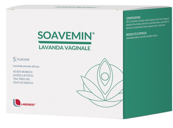 SOAVEMIN LAVANDA VAGINALE 5 FLACONI 100 ML - dottorbianchi.it