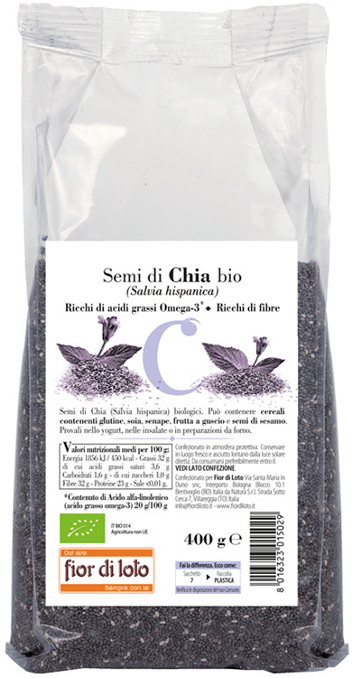 SEMI DI CHIA BIO 400 G - dottorbianchi.it