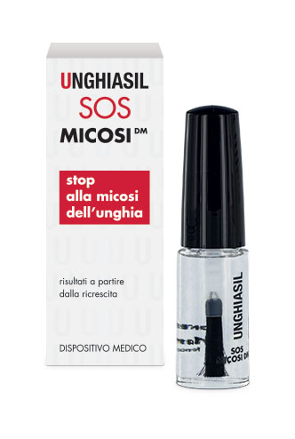 ANTIMICOTICO UNGHIASIL SOS MICOSI IN FLACONE DI VETRO 5 ML CON PENNELLO APPLICATORE + ASTUCCIO - dottorbianchi.it