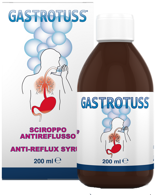 SCIROPPO ANTIREFLUSSO GASTROTUSS 200 ML - dottorbianchi.it